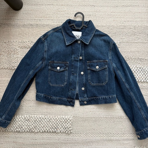 COS Cropped Denim Jacket 6 NWT - Picture 4 of 16